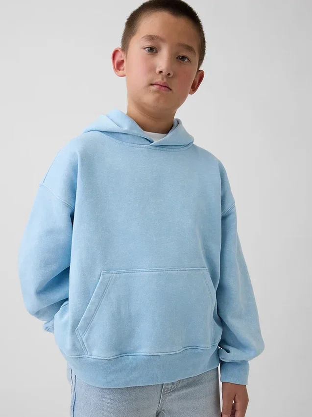 Sweat à capuche ample Vintagesoft pour enfants