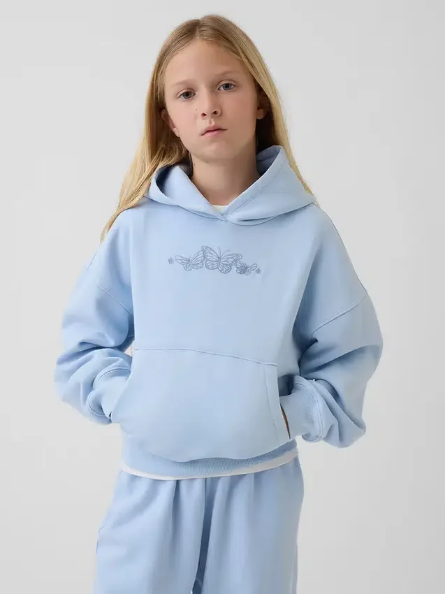 Sweat à capuche ample Vintagesoft pour enfants