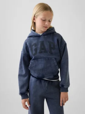 Sweat à capuche ample Vintagesoft pour enfants