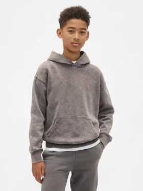 Sweat à capuche ample Vintagesoft pour enfants