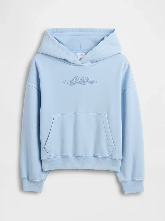 Sweat à capuche ample Vintagesoft pour enfants