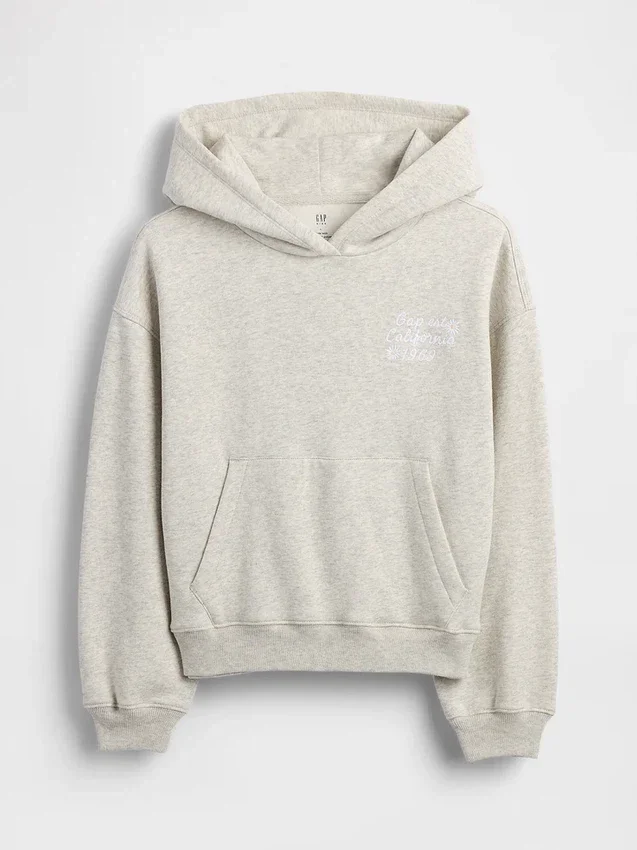Sweat à capuche ample Vintagesoft pour enfants