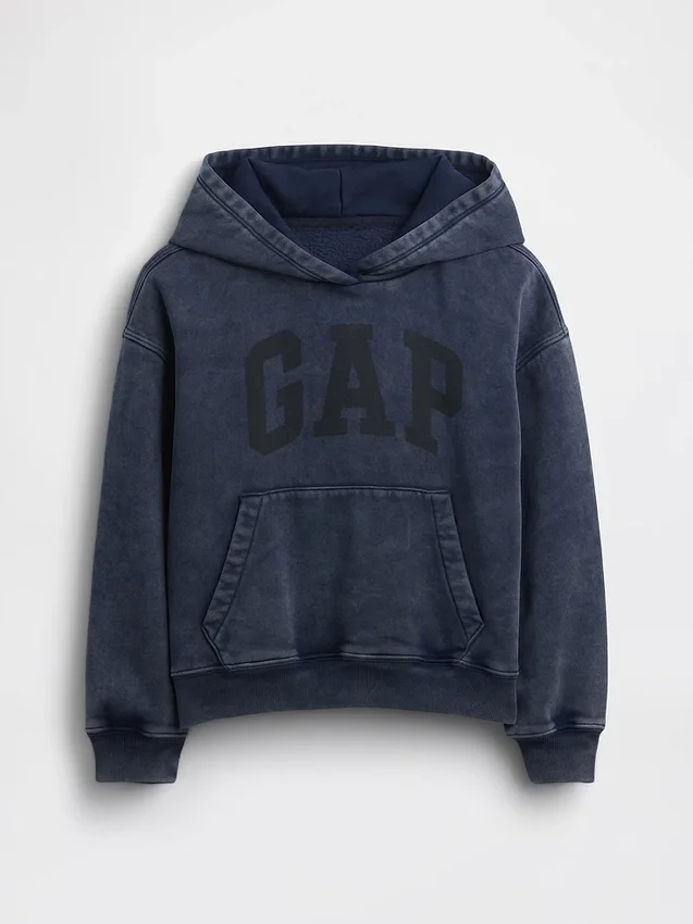Sweat à capuche ample Vintagesoft pour enfants