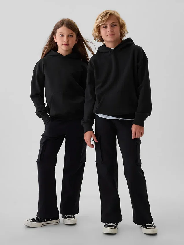 Sweat à capuche ample Vintagesoft pour enfants