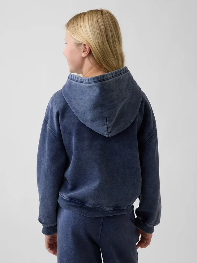 Sweat à capuche ample Vintagesoft pour enfants