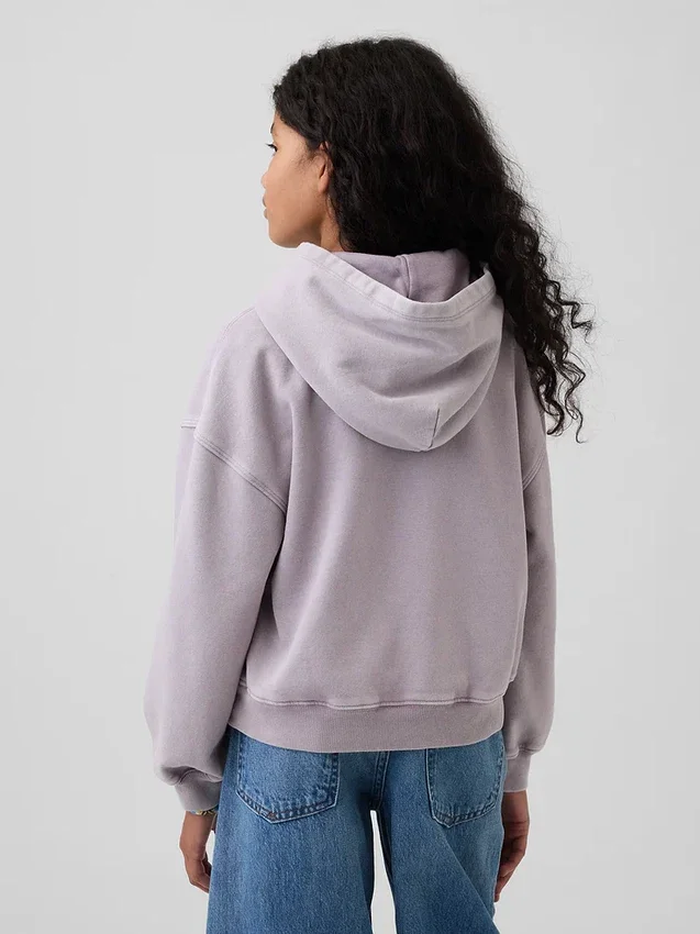 Sweat à capuche ample Vintagesoft pour enfants