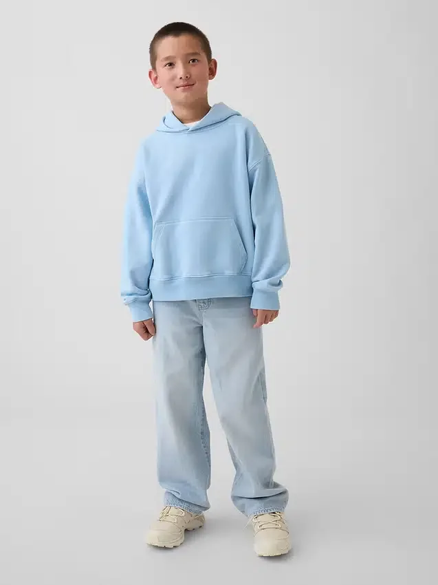 Sweat à capuche ample Vintagesoft pour enfants