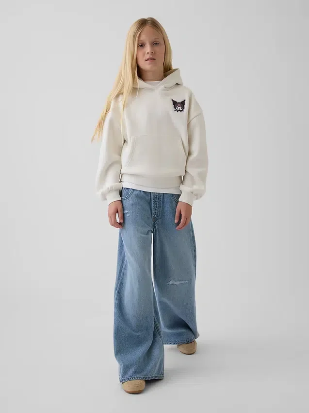 Sweat à capuche ample Vintagesoft pour enfants