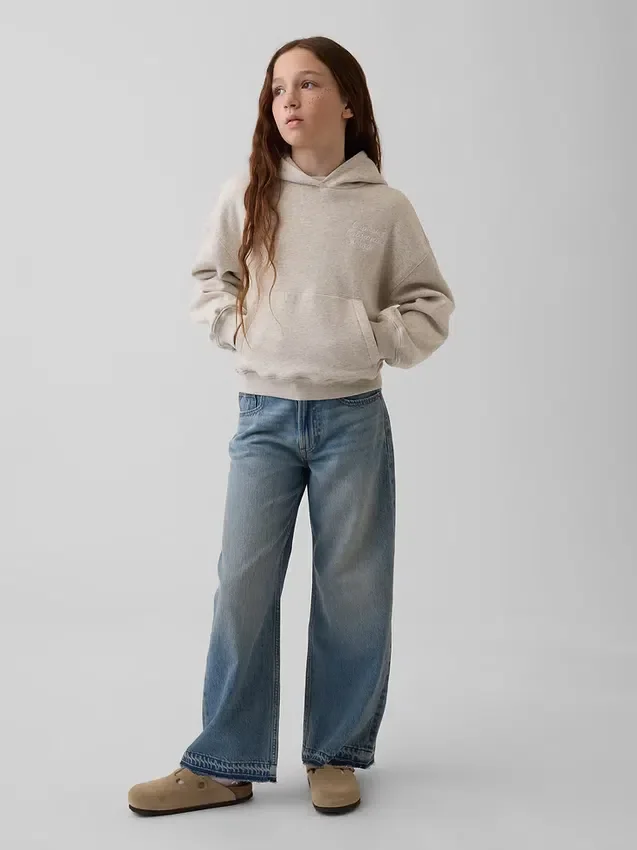 Sweat à capuche ample Vintagesoft pour enfants