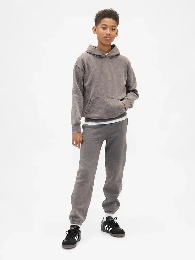 Sweat à capuche ample Vintagesoft pour enfants