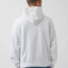 Sweat à capuche bleu en molleton épais avec logo