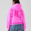 Sweat à capuche court Vintagesoft avec logo