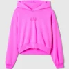 Sweat à capuche court Vintagesoft avec logo