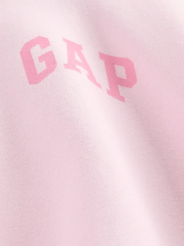 Sweat à capuche court Vintagesoft avec logo