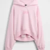 Sweat à capuche court Vintagesoft avec logo