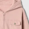 Sweat à capuche court zippé Vintagesoft pour enfant