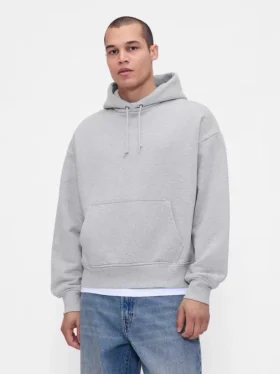Sweat à capuche en molleton français extra-épais pour adulte