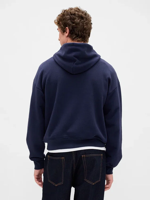 Sweat à capuche en molleton français extra-épais pour adulte