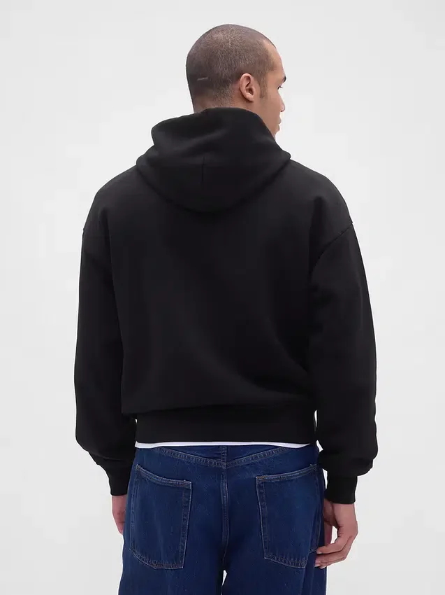 Sweat à capuche en molleton français extra-épais pour adulte
