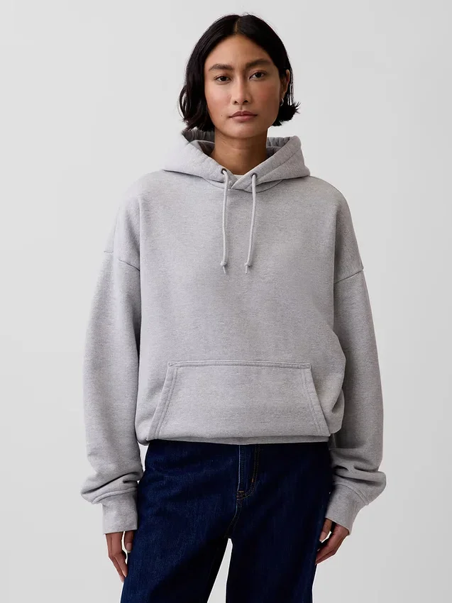 Sweat à capuche en molleton français extra-épais pour adulte