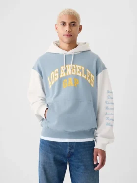 Sweat à capuche GAP avec logo « Los Angeles City »