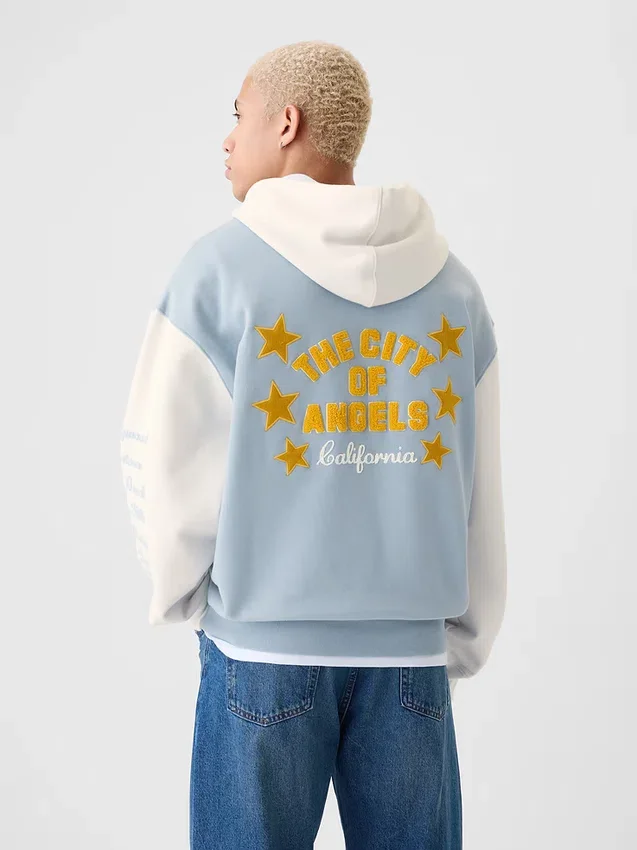 Sweat à capuche GAP avec logo « Los Angeles City »