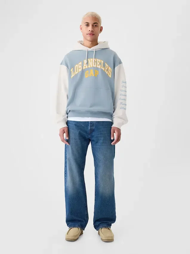 Sweat à capuche GAP avec logo « Los Angeles City »