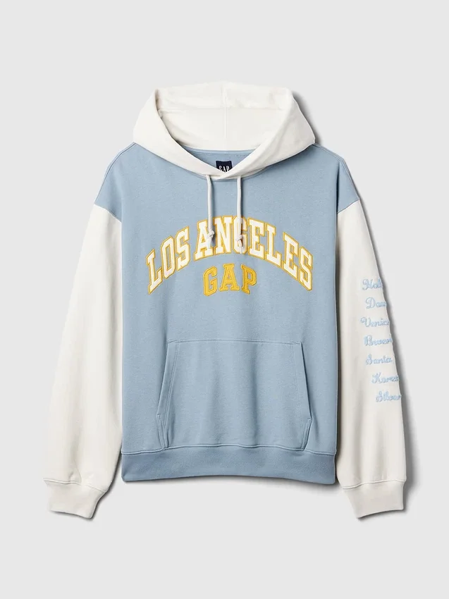 Sweat à capuche GAP avec logo « Los Angeles City »