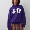 Sweat à capuche GAP × Awake Ny épais et oversize avec logo