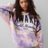 Sweat à capuche GAP × Awake Ny épais et oversize avec logo