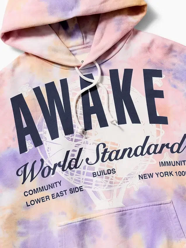 Sweat à capuche GAP × Awake Ny épais et oversize avec logo
