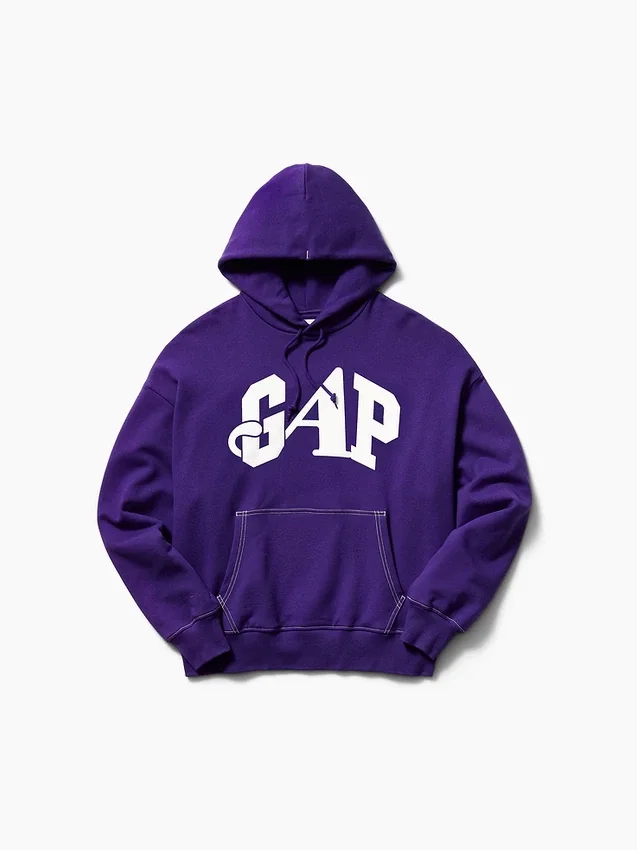 Sweat à capuche GAP × Awake Ny épais et oversize avec logo