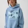 Sweat à capuche graphique décontracté Vintagesoft pour enfants