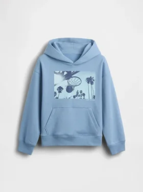 Sweat à capuche graphique décontracté Vintagesoft pour enfants