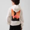 Sweat à capuche graphique décontracté Vintagesoft pour enfants