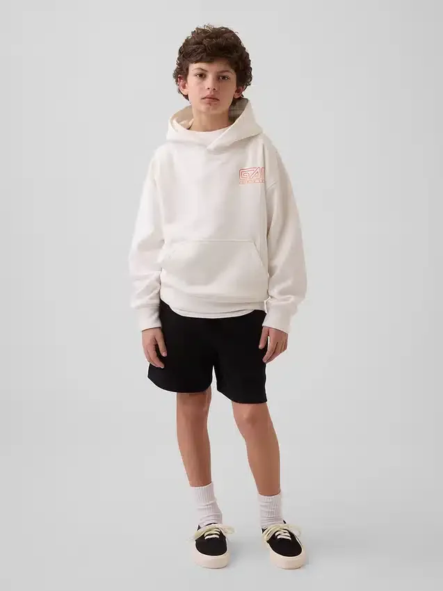 Sweat à capuche graphique décontracté Vintagesoft pour enfants