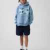 Sweat à capuche graphique décontracté Vintagesoft pour enfants