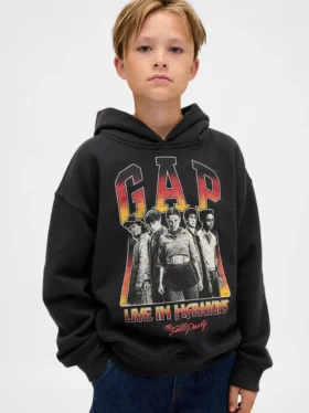 Sweat à capuche graphique Stranger Things pour enfants en Vintagesoft