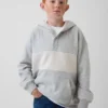 Sweat à capuche Henley ample Vintagesoft pour enfant