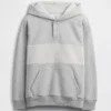 Sweat à capuche Henley ample Vintagesoft pour enfant
