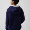 Sweat à capuche Henley ample Vintagesoft pour enfant