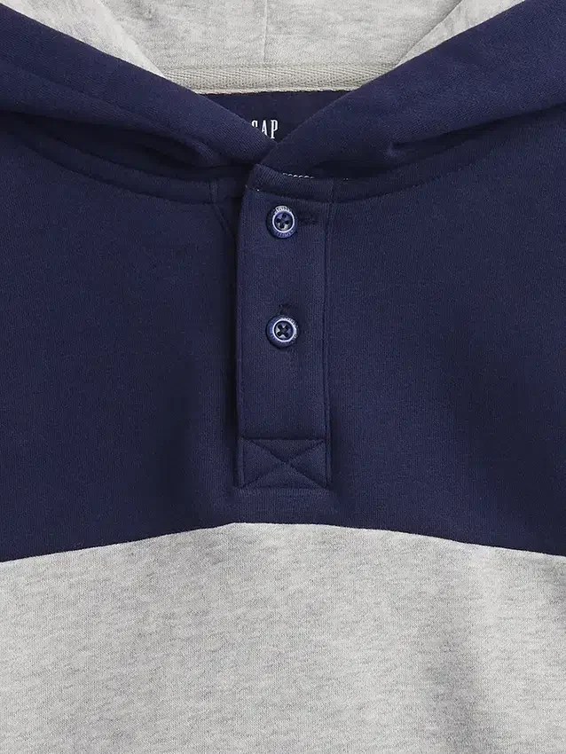 Sweat à capuche Henley ample Vintagesoft pour enfant