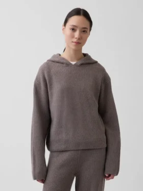 Sweat à capuche oversize CashSoft à mailles Shaker