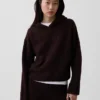 Sweat à capuche oversize CashSoft à mailles Shaker