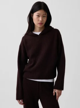 Sweat à capuche oversize CashSoft à mailles Shaker