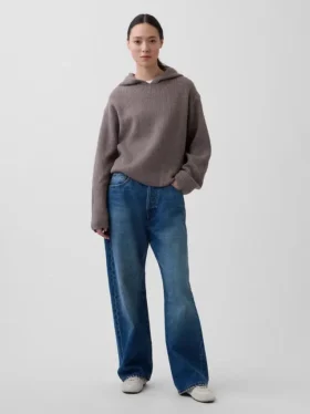 Sweat à capuche oversize CashSoft à mailles Shaker