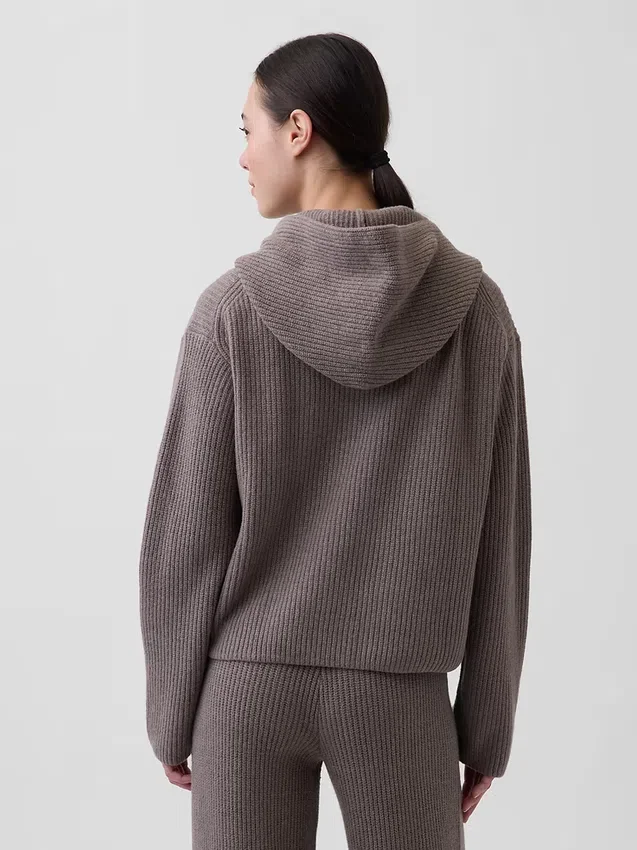 Sweat à capuche oversize CashSoft à mailles Shaker