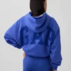 Sweat à capuche oversize court Vintagesoft avec logo