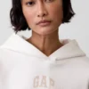 Sweat à capuche oversize court Vintagesoft avec logo