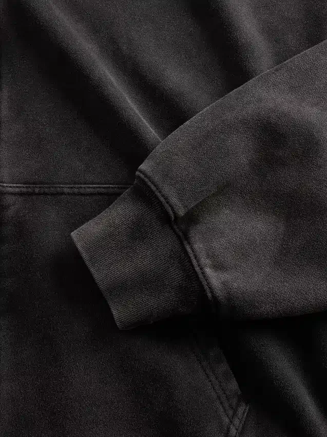 Sweat à capuche oversize court zippé pour adulte